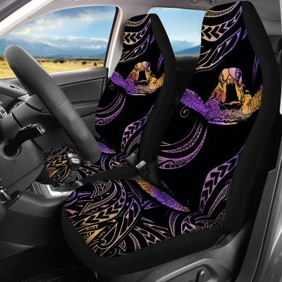 China 2022 Luxury Polynesian Tribal Tribal Samoa Pattern Printing New Entry Full Set Waterproof Car Seat Cover 5PCS Designer Car Seat Cover for sale