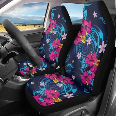 China New Samoa Print Custom Polynesian Tribal Pattern Bohemian Designer Luxury Car Seat Covers Universal for sale