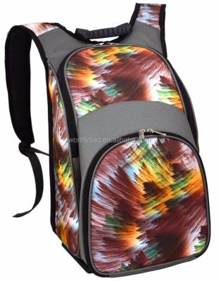 China Cooler Polyester 2 Person Picnic Bags High Quality Picnic Backpack for sale