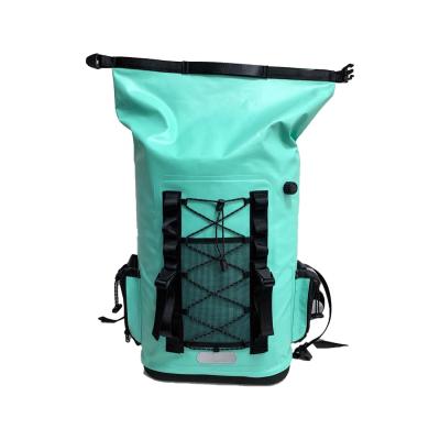 China 20L TPU Waterproof Large Dry Food Thermal Bag Insulated Soft Cooler Backpack Cooler Backpack for sale