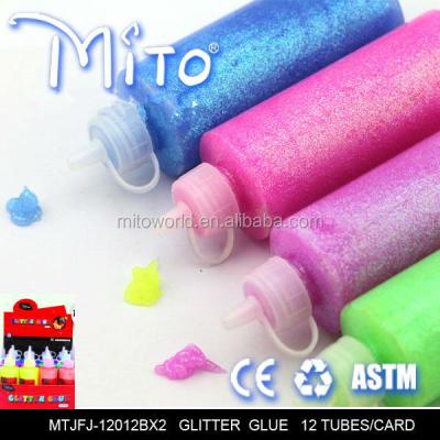 China Educational Fashion Clay Toy Glitter Multicolor Handmade Crystal Slime Glue for sale