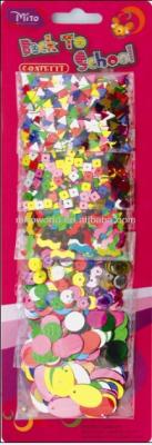 China Wholesale PVC or PET back to school theme confetti student confetti set for sale