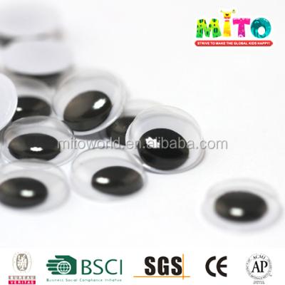 China Toy Accessories 25mm Safety Googly Eyes Type Movable Plastic Eyes For DIY Toys for sale