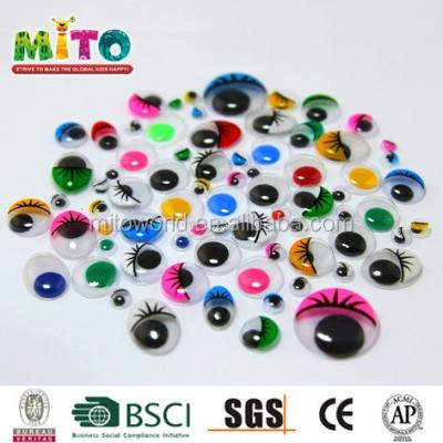 China Moving Eyes MTHYJ-TY010 PVC Stickers Eye Moving Oval Bustling Toy for sale