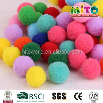 China High Quality Soft Bulk Price Cheap Pompom For DIY for sale