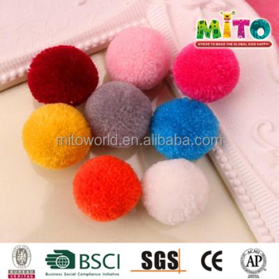 China DIY Soft High Quality Craft Bulk Acrylic Pompom for sale