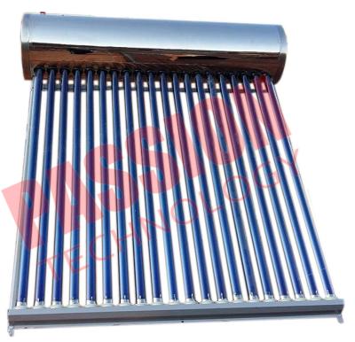 China 304 Stainless Steel Thermal Solar Water Heater Residential With Feeding Tank for sale