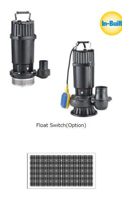 China Sistema de bombeamento solar submergível sem escova da água da C.C. para o uso home/exploração agrícola/uso doméstico à venda