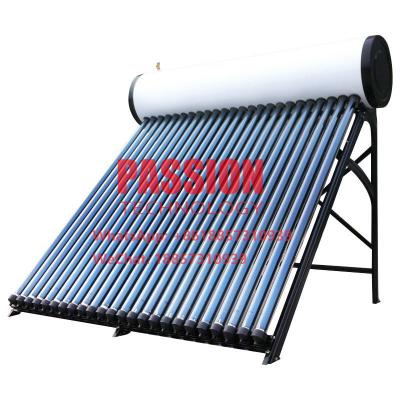 China 300L presurizó el tanque de plata solar blanco solar solar del tanque de agua del colector 200L del tubo de calor de la presión del calentador de agua 20tubes en venta