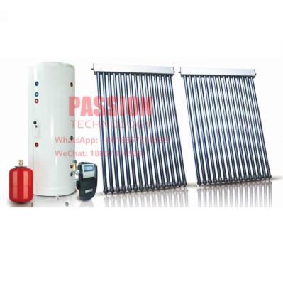 China 2000L gespleten van de de Hittepijp van Heater Copper Coils 250L van het Druk Zonnewater de Zoncollector Te koop