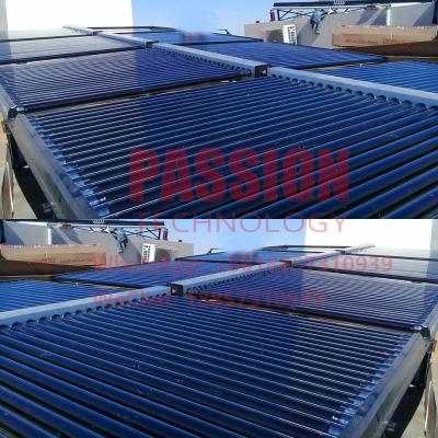 China 2000L Hotel Solar Water Heater Galvanized Steel Vacuum Tube Sun Heat Collector for sale