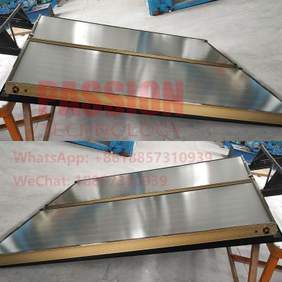 China 2m2 Blue Flat Plate Solar Collector 100L Flat Panel Solar Water Heater for sale