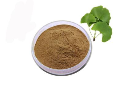 China Food Grade Nutritional Brown Ginkgo Biloba Leaf Extract Powder for sale