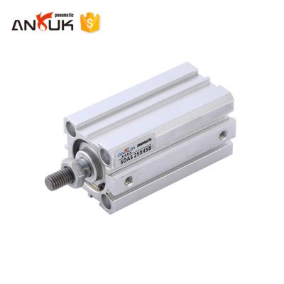 China Factory SDA 50*50 Small Pneumatic Slim Cylinder Pneumatic Air Piston Compact Cylinder for sale