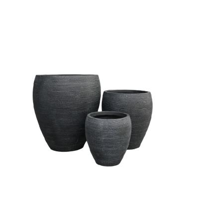 China Durable Texture Pot For Home And Office Decorations Cement Flowerpot Planter for sale