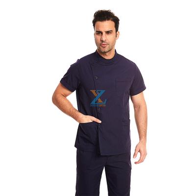 China Breathable /comfortable/fashion/morden/trendy/Fit medical staff professional work wear sets hospital men nurse Short Sleeve Suit jogger scrub uniforms for sale