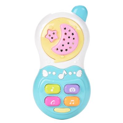 China DIY TOY Light and Light Children's Mobile Phone Music Sound Toy Baby Cell Phone Noise Toy Baby Early Education Toys for sale