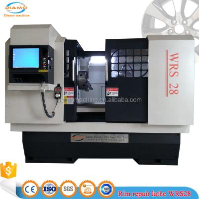 China Wheel Rim Repair CNC Wheel Diamond Cut Wheel Machinery For Wheel Repair WRS28 for sale