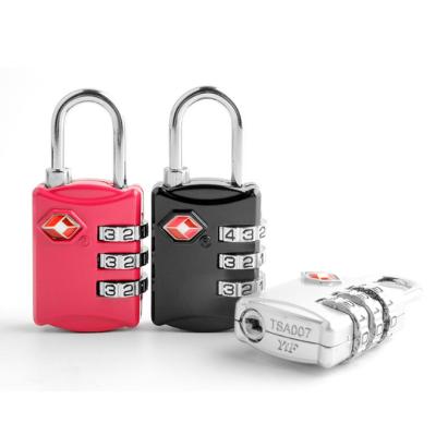 China TSA-302 3 Digit High Quality Zinc Alloy TSA Approved Combination Lock for sale