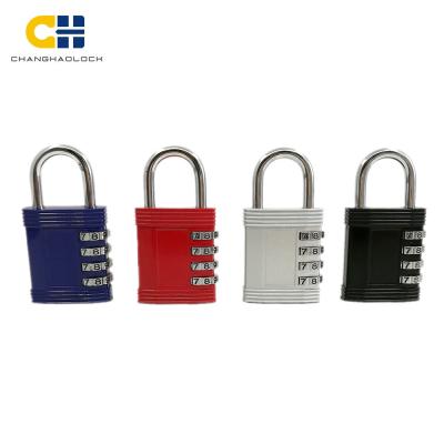 China Zinc Alloy Padlock For Gym Locker CH-606 4 Digit Combination Lock Security Gym Padlock Keyless Gym Locker Lock for sale