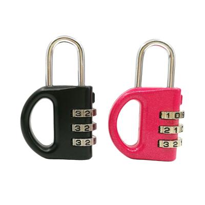 China Zinc Alloy Combination Zipper Lock Combination Luggage Lock Towels Combination Lock for sale