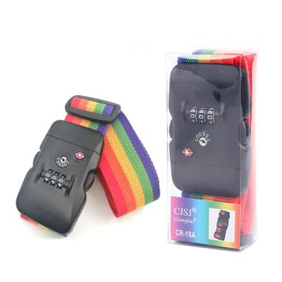 China Travel Accessories New Arrival TSA-319 Customized tsa luggage strap travel luggage strap with TSA lock for sale