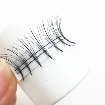 China Long Natural 5D 0.07 Lash Extension Professional Diy Pointed Tapered Premade Fans Mink Lashes Korean Label Custom Packaging Private Faux PBT for sale