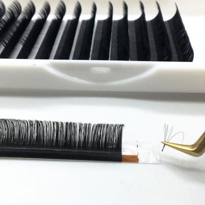 China High Quality Easy Lash Extensions Soft Silk Lash Volume Fan Long Matte Black Cashmere Lash Extensions Natural Super Volume Trays for sale