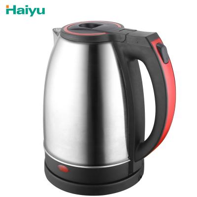 China 360 Degree Rotation Base Haiyu Design New Automatic Off Cordless Kettle for sale