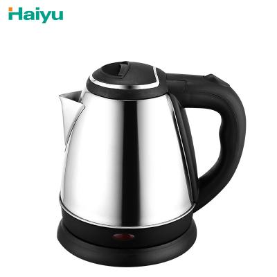 China Factory Supply Haiyu 360 Degree Base Mini Stainless Electric Kettle for sale