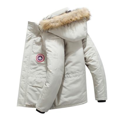 China 2021 Customs Sustainable Clothing Canada Plus Size Womens Mens Winter Jacket Stripper Coats Hooded Goose Down Jacket Winter Outdoor Jackets for sale