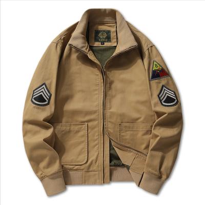 China OEM Logo Autumn Waterproof Military Tactical Mens Reversible Custom Flight Jackets Pilot Coat Bomber Flight Jacket for sale