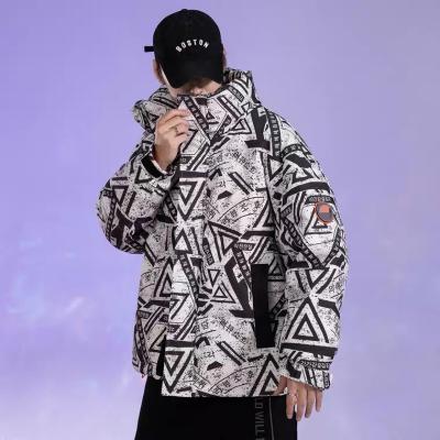 China 2021 New Arrival Winter Fashion Viable Couple Camouflage Printing Tooling Jacket Custom Men for sale