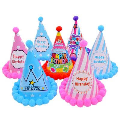 China Party Birthday Decoration for Kids and Adult Yiwu Event&party Supplier Party Decoration Hat Birthday Princess Crown Paper Tiara Crown for sale