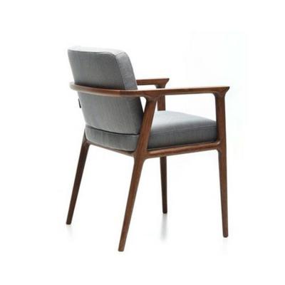 China Contemporary High Quality Minimal Modern Durable Comfortable Blue Timber 85*51*54Cm Dinner Chair For Coffee Shop for sale