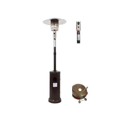 China Stocked Manufacturer Factory Direct Wheeled Portable Umbrella Outdoor Garden 48,000btu Patio Propane Gas Heater for sale