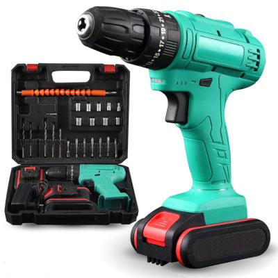 China Household Household 21V Lithium Electric Drill Gun Hand Drill Tool Kit for sale