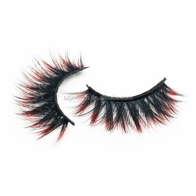 China High Quality Professional Colored 3D Soft Natural Colored Mink False Eyelashes from Vendor E-01 of Lashes 1 for sale