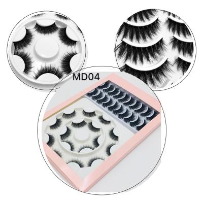 China New Arrival 3D Curl Natural Mink Eyelashes 18 Pairs/Lot High Quality Lashes Wholesale Seller Beauty Makeup for sale