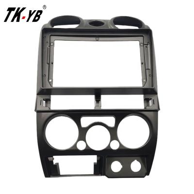 China Brief & Single color TK-YB 9 inch car stereo frame 2006-2012 Isuzu D-MAX/MU-7/Chevrolet Colorado AC manual car DVD player interior frame for sale