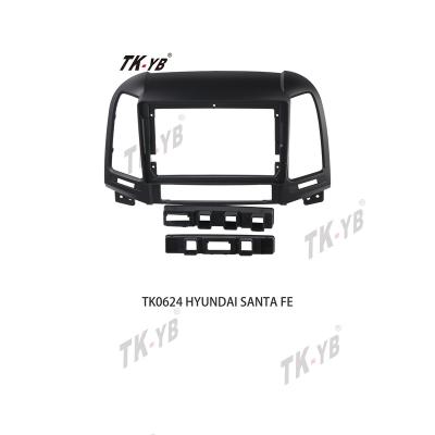 China Brief & Single color TK frame other accessories car dvd frame car radio interior screens for HYUNDAI 2006 IX45/Santafs 9 inch for sale