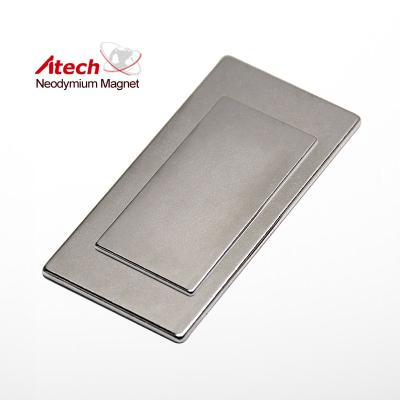 China Small Strong Thin Neodymium Magnet Industrial Flat Long Thin Magnet Magnets for sale