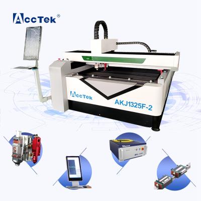 China Acrylic Sheet Metal Fiber Laser Cutting Machine 1kw 1500w , Laser CUT 4*8ft MDF Reducing CO2 Laser Machine Price for sale