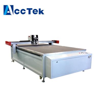 China Laser CUT ACCTEK Carton Corrugated Paper PU CNC Driving Oscillating Knife Blade Cutting Machine AKZ1625 for sale