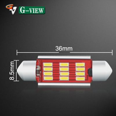 China car led panel 28mm 31mm 36mm 39mm 41mm festoon canbus license plate light car led bulb festoon 31mm 4014smd for sale