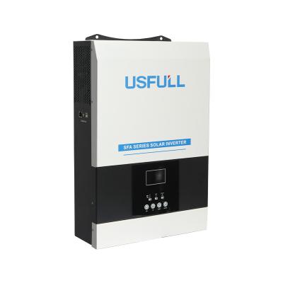 China Home Power System USFULL Solar Hybrid Solar Inverter 3500W 5500W 3.5KW 5.5KW 24V 48V MPPT 100A for Home and Solar Power System for sale