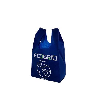 China Promotional Cheap Laminated Non Woven T-shirt Tote Bag Non Woven Shopping Storage Bag Non Woven Bag Eco-friendly for sale