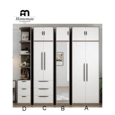 China Durable New Style Korean Custom Bedroom Amoires Wardrobes Cabinet for sale