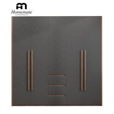 China Eco-Friendly Manufacturer Direct Sale Modern Design Wooden Swing Doors Bedroom Wardrobes for sale