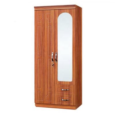 China PANEL Bedroom Wardrobes Furniture Market African Clothing Wardrobe PVC Wardrobe for sale